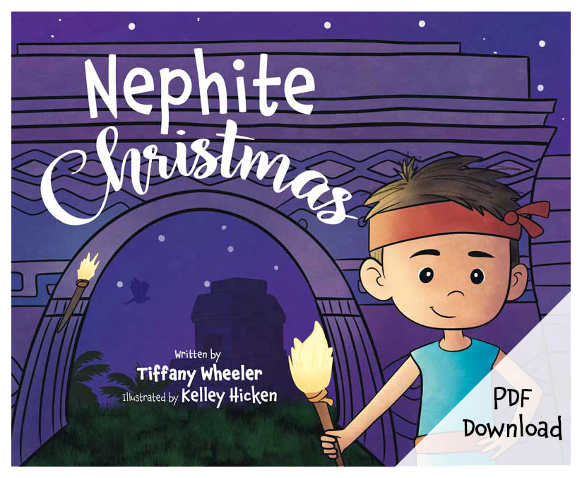 Nephite Christmas book cover with a PDF Download label