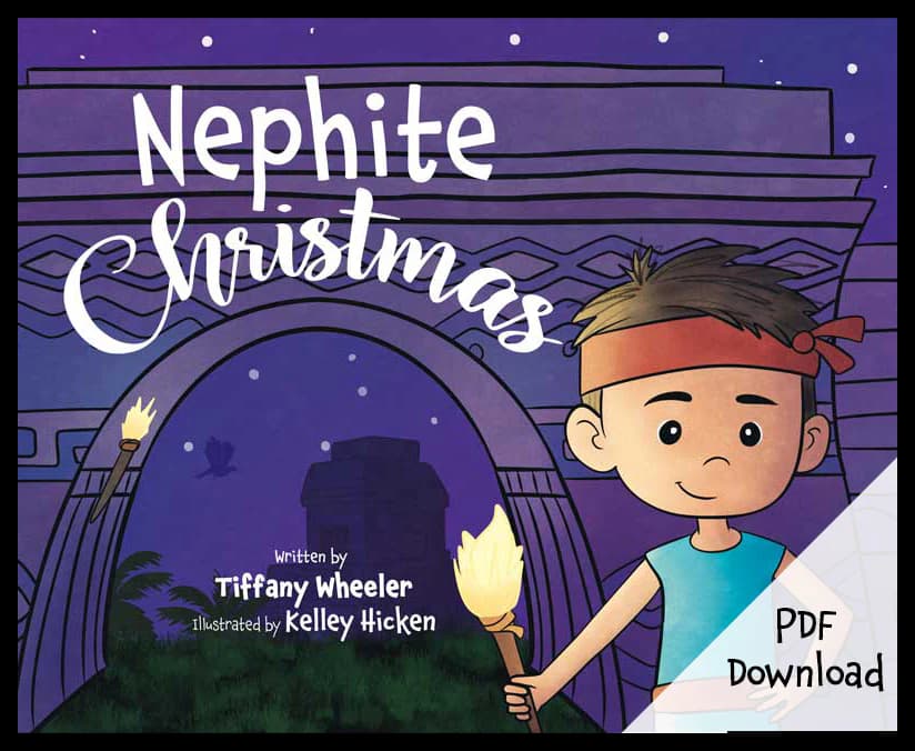 Nephite Christmas book cover with a PDF Download label