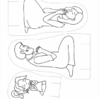 Nephi, Mom, and Sister nativity