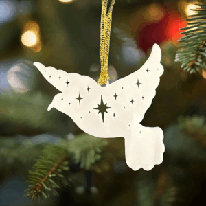 Nephite Christmas Peace Dove Ornament